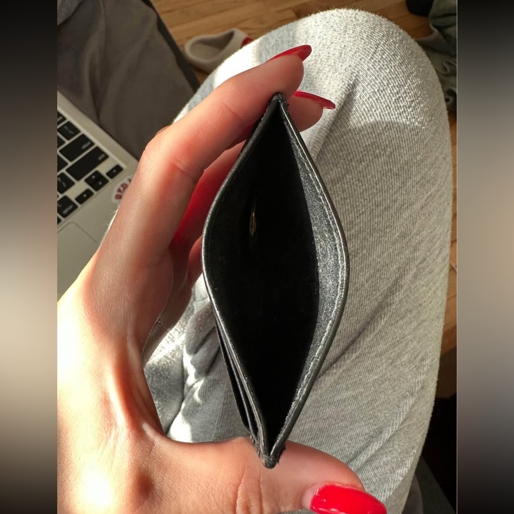 Gucci Black and Gray Card Holder - Picture 1 of 2
